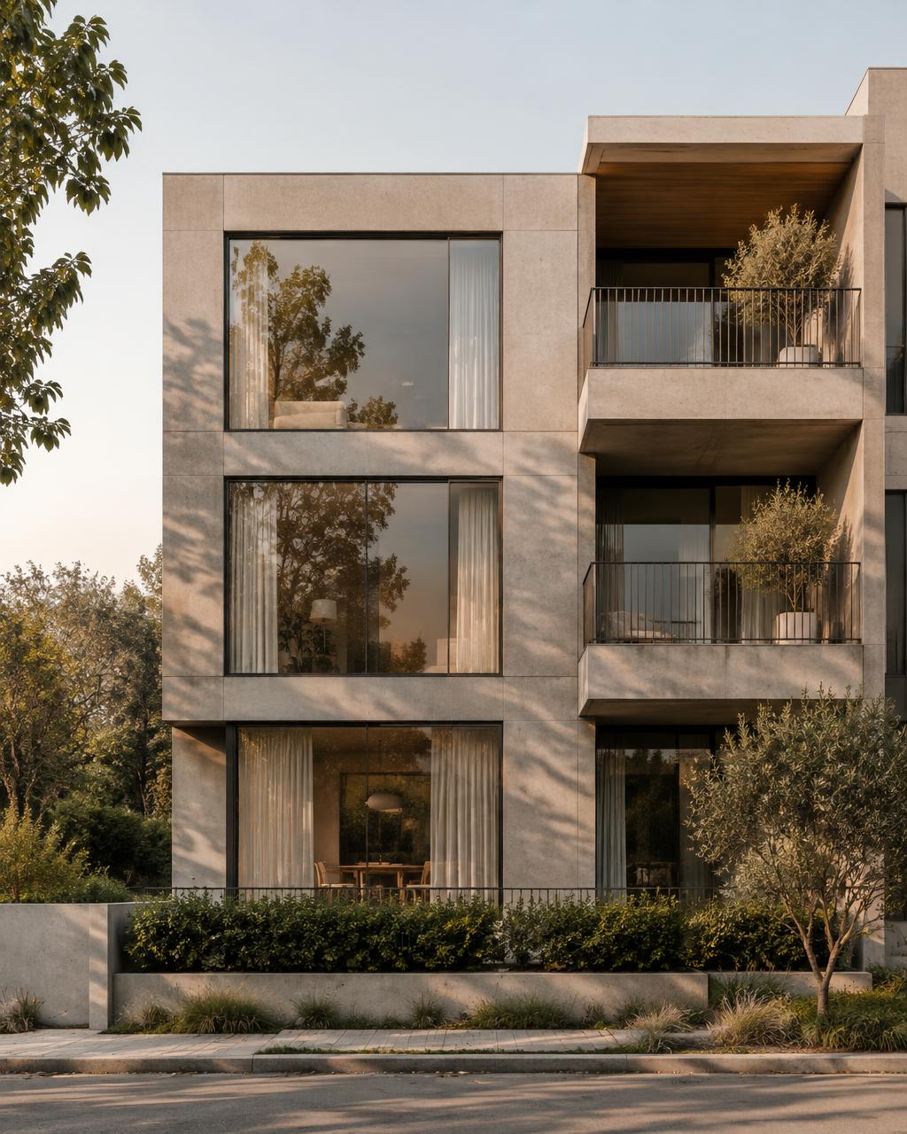 Zeitgenössische Wohnarchitektur in Köln